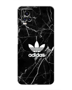 Чехол для Vivo V20 с картинкой «Белый мрамор Adidas»