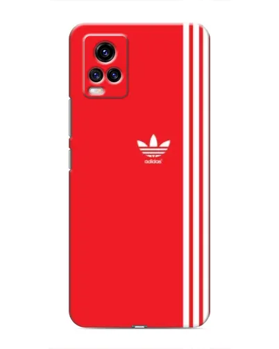 Чехол для Vivo V20 с картинкой «Красный минимализм Adidas» Чехол для Vivo V20 с картинкой «Красный минимализм Adidas»