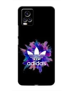 Чехол для Vivo V20 с картинкой «Взрыв красок Adidas»