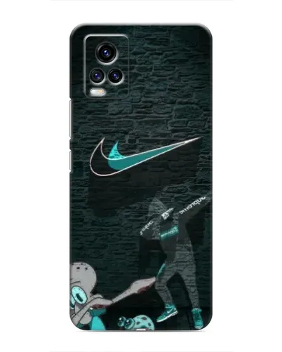 Чехол для Vivo V20 с картинкой «Спортивный арт Nike»