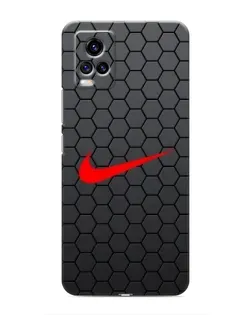 Чехол для Vivo V20 с картинкой «Nike — карбоновая сетка» Чехол для Vivo V20 с картинкой «Nike — карбоновая сетка»