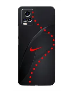 Чехол для Vivo V20 с картинкой «Абстрактный дизайн Nike»