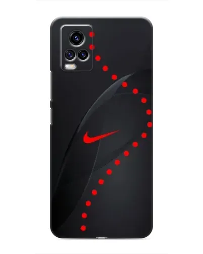 Чехол для Vivo V20 с картинкой «Абстрактный дизайн Nike»