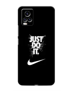 Чехол для Vivo V20 с картинкой «Текстовый принт Nike»