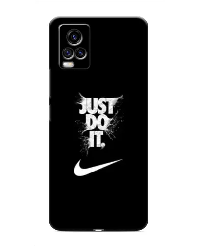 Чехол для Vivo V20 с картинкой «Текстовый принт Nike»