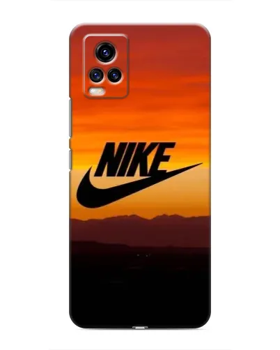 Чехол для Vivo V20 с картинкой «Nike — вечерний горизонт»