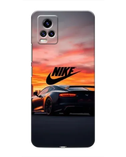 Чехол для Vivo V20 с картинкой «Nike и суперкар»
