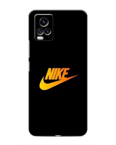 Чехол для Vivo V20 с картинкой «Золотой логотип Nike»