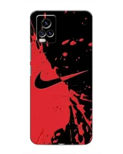 Чохол для Vivo V20 з картинкою «Червоні бризки Nike» Чохол для Vivo V20 з картинкою «Червоні бризки Nike»