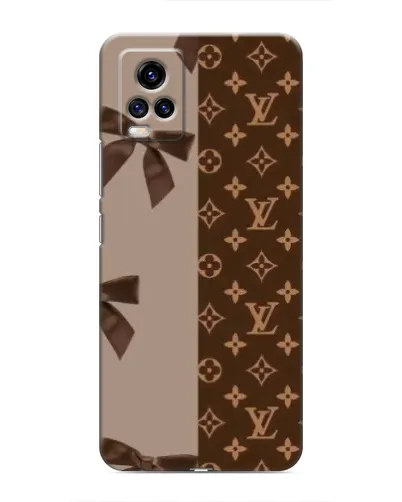 Чехол для Vivo V20 с картинкой «Louis Vuitton — банты»