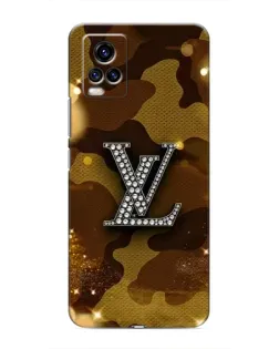 Чехол для Vivo V20 с картинкой «Камуфляжный Louis Vuitton»