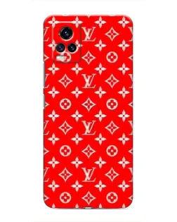 Чехол для Vivo V20 с картинкой «Яркий паттерн LV»