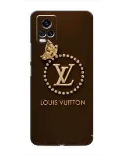 Чехол для Vivo V20 с картинкой «LV — золотая печать»