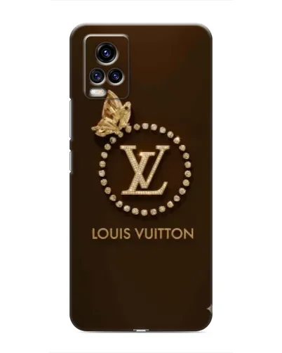 Чехол для Vivo V20 с картинкой «LV — золотая печать»