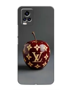 Чехол для Vivo V20 с картинкой «Красное яблоко LV»