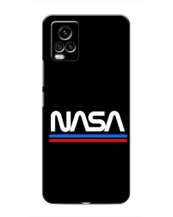 Чехол для Vivo V20 с картинкой «NASA — классика Red Blue» Чехол для Vivo V20 с картинкой «NASA — классика Red Blue»