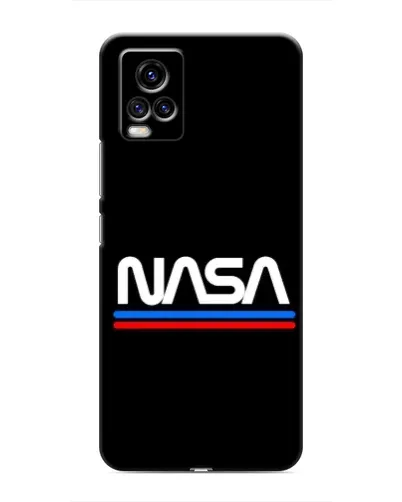 Чехол для Vivo V20 с картинкой «NASA — классика Red Blue» Чехол для Vivo V20 с картинкой «NASA — классика Red Blue»