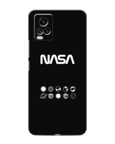 Чехол для Vivo V20 с картинкой «NASA — технический принт» Чехол для Vivo V20 с картинкой «NASA — технический принт»