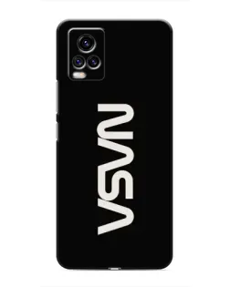 Чехол для Vivo V20 с картинкой «NASA — вертикальный логотип» Чехол для Vivo V20 с картинкой «NASA — вертикальный логотип»