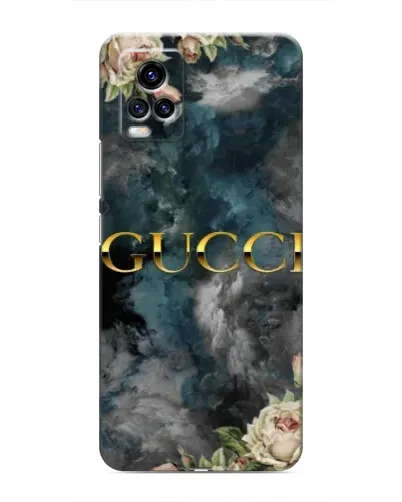 Чехол для Vivo V20 с картинкой «Абстрактные цветы Gucci» Чехол для Vivo V20 с картинкой «Абстрактные цветы Gucci»