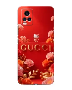 Чехол для Vivo V20 с картинкой «Gucci — золотой сад»