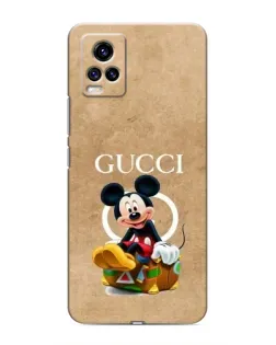 Чехол для Vivo V20 с картинкой «Микки Маус Gucci — крафт»