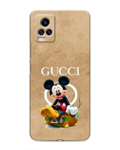 Чехол для Vivo V20 с картинкой «Микки Маус Gucci — крафт» Чехол для Vivo V20 с картинкой «Микки Маус Gucci — крафт»