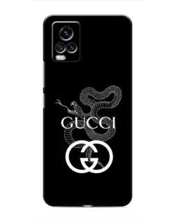 Чехол для Vivo V20 с картинкой «Gucci — серебряная змея»