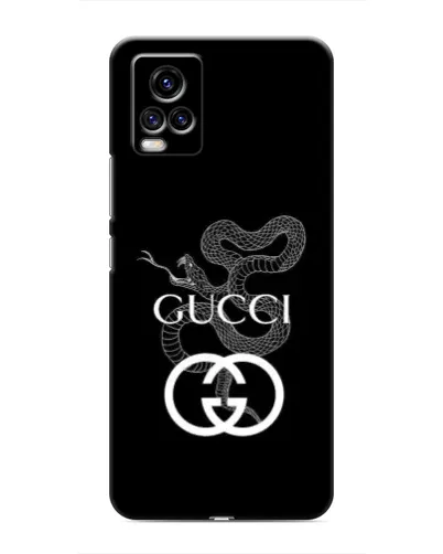 Чехол для Vivo V20 с картинкой «Gucci — серебряная змея» Чехол для Vivo V20 с картинкой «Gucci — серебряная змея»