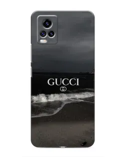 Чехол для Vivo V20 с картинкой «Gucci — морской прибой»