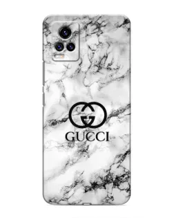 Чехол для Vivo V20 с картинкой «Gucci — мраморный шик»