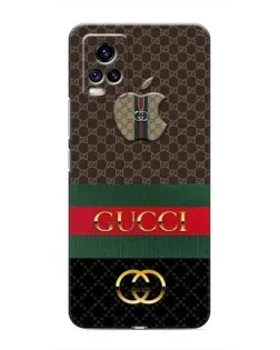 Чехол для Vivo V20 с картинкой «Gucci — брендированный десерт»