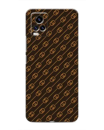 Чехол для Vivo V20 с картинкой «Gucci — золотые диагонали» Чехол для Vivo V20 с картинкой «Gucci — золотые диагонали»