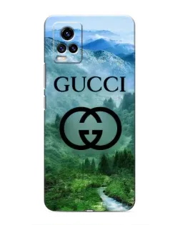 Чехол для Vivo V20 с картинкой «Gucci — горный пейзаж»