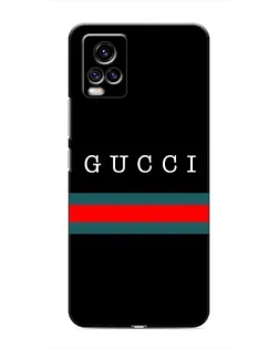 Чехол для Vivo V20 с картинкой «Gucci — красный пояс»