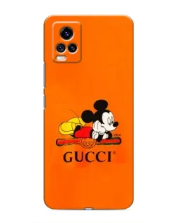 Чехол для Vivo V20 с картинкой «Микки Маус Gucci — оранж»