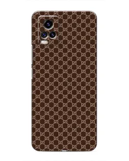 Чехол для Vivo V20 с картинкой «Gucci — шоколадная сетка»
