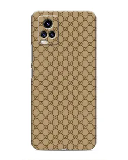 Чехол для Vivo V20 с картинкой «Gucci — классический беж»