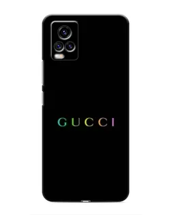Чехол для Vivo V20 с картинкой «Gucci — неоновый минимализм»