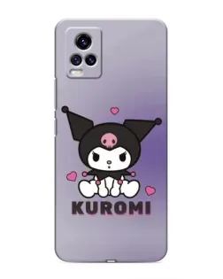 Чохол для Vivo V20 з картинкою «Kuromi — фіолетовий арт»