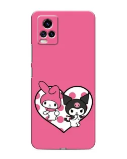 Чохол для Vivo V20 з картинкою «Kuromi та My Melody»