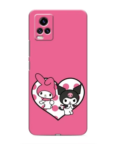 Чехол для Vivo V20 с картинкой «Kuromi и My Melody»
