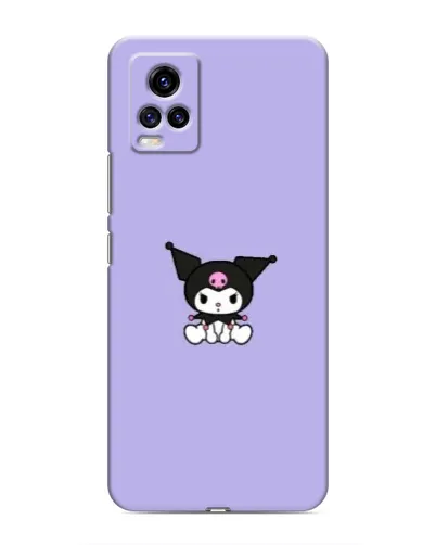 Чехол для Vivo V20 с картинкой «Kuromi — фиолетовый минимализм»