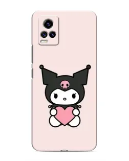 Чохол для Vivo V20 з картинкою «Kuromi та серце»