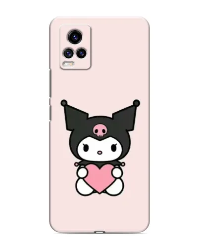 Чехол для Vivo V20 с картинкой «Kuromi и сердце»
