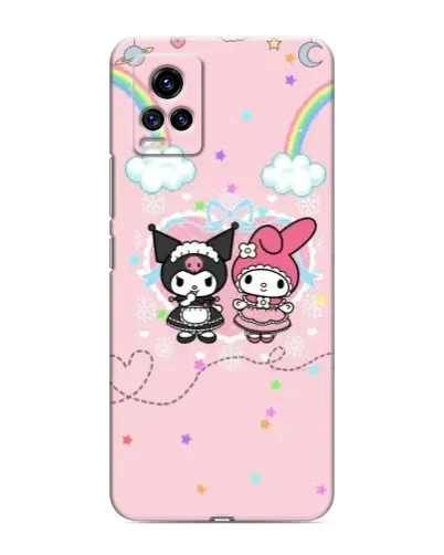 Чехол для Vivo V20 с картинкой «My Melody и Kuromi»