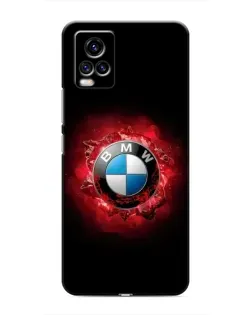 Чехол для Vivo V20 с картинкой «Логотип BMW — вспышка»