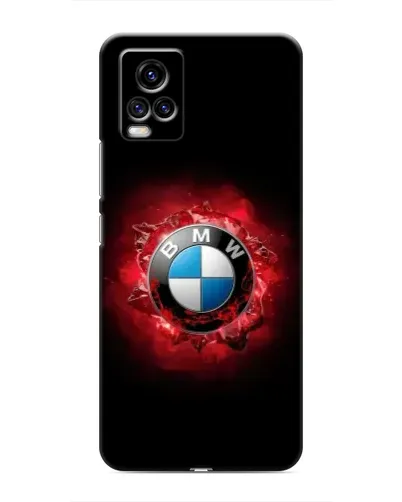 Чехол для Vivo V20 с картинкой «Логотип BMW — вспышка»