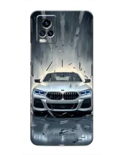 Чехол для Vivo V20 с картинкой «BMW в свете фар»
