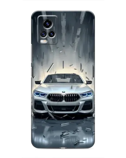 Чехол для Vivo V20 с картинкой «BMW в свете фар»